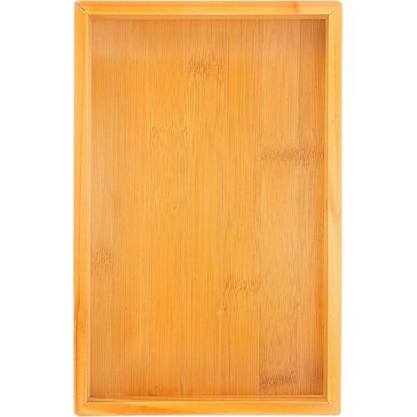 Plateau de salle de bain en bois, petit plateau décoratif pour coiffeuse (1/5)