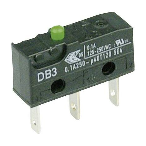 ZF DB3C-B1AA Microrupteur DB3C-B1AA 250 V/AC 0.1 A 1 x On/(On) à rappel 1 pc(s) (1/2)