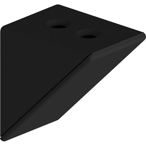 Taquet d'assemblage double noir - lot de 12 pièces (1/4)