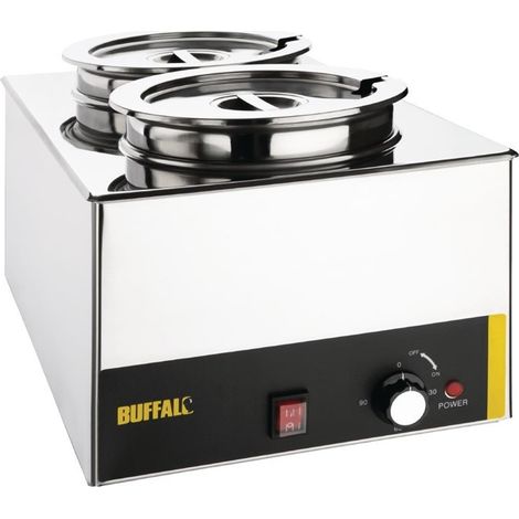 Bain-marie inox cuisson sous-vide 2 x 5,2 Litres, 1200 W, 220 V - MONO (1/5)