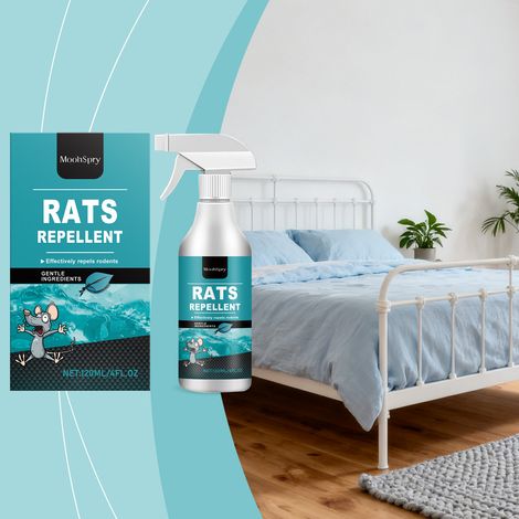 Pest Repellent with Gentle Formula, Cleanses and Repels Pests, Mint Scent, for Home, Patio, Camping, Kitchen -- 120ml (1/5)