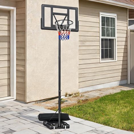 Panier de basket nero en acciaio PE 110 x 70 x 360 cm (1/5)