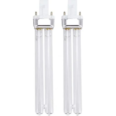 Lot de 2 lampes de stérilisation UV G23 11W pour la désinfection des aquariums [JR],D