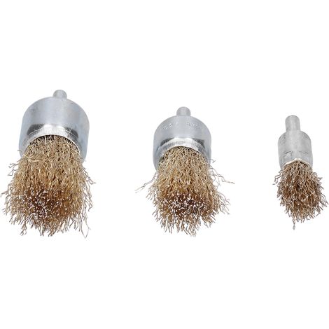 Nine-piece set of wire brushes with handles, grinding wheels, rust removal wire wheels, polishing brushes, electric grinders, electric drills, and wire brushes. (1/5)