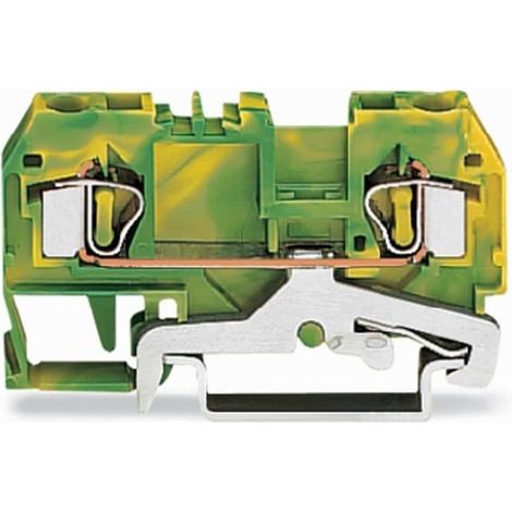 connettore guida wago 281-907 montaggio guida DIN 6x29x59 mm (1/3)