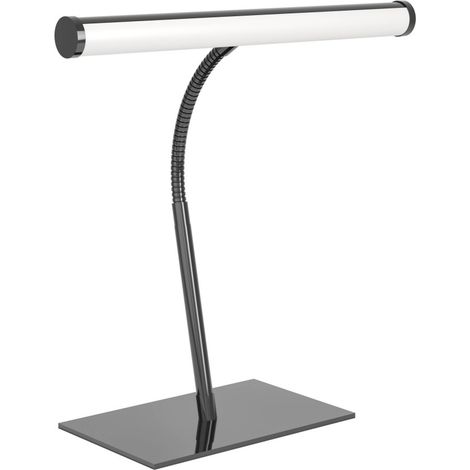 Eglo LED Tischleuchte Riccione nickel-nero 40 x 30 cm warmweiß-kaltweiß dimmbar Lampen