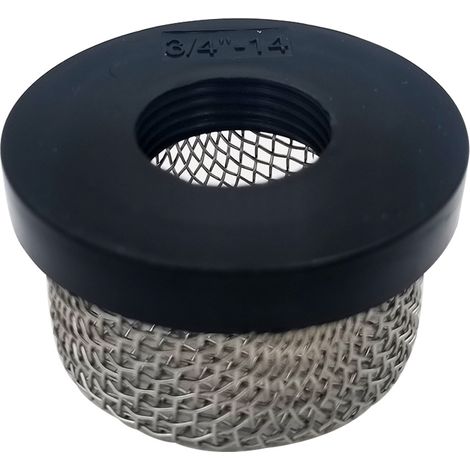 Stainless steel mesh filter pump 3/4 inch - 14 female threaded filter screen compatible with Livewell - Filter Screen - (1/4)