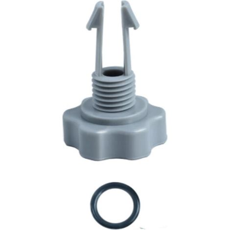 Couvercle de piège à feuilles avec joint torique et valve pour pompe à filtre à sable Intex SF80110-1 30,5 cm/Vanne à joint torique (1/5)