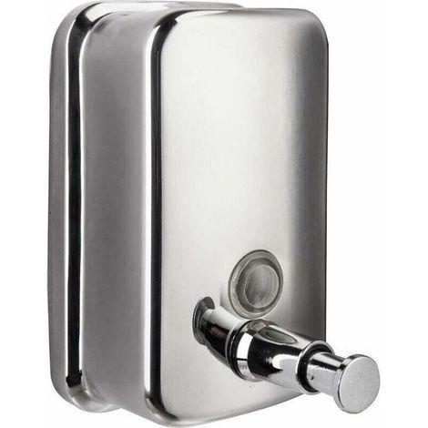 Wall-mounted stainless steel soap dispenser for bathroom, kitchen, soap dish, restaurant, hand sanitizer bottle, 500ml (1/5)