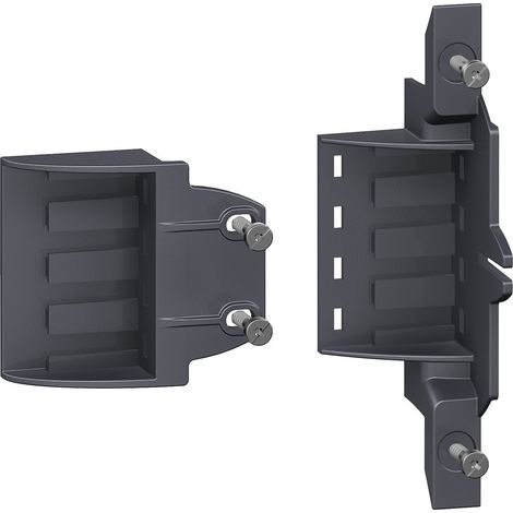 Schneider - Pragma - kit support de bornier latu00e9ral - 4 blocs de large - avec supports - PRA90053