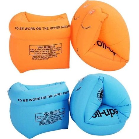 Confezione da 2 paia di braccioli gonfiabili in PVC per bambini e adulti (3, 5, 6 e 12 anni) (1/4)