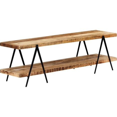 Meuble TV 160x40x50 cm Bois solide de manguier vidaXL (1/5)