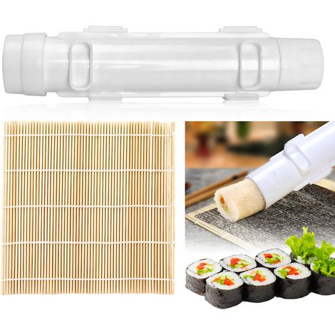 Sushi-Set aus Bambus – lebensmittelechtes ABS+PP, einfach zu verwenden, ideal für Zuhause und Picknicks (1/5)