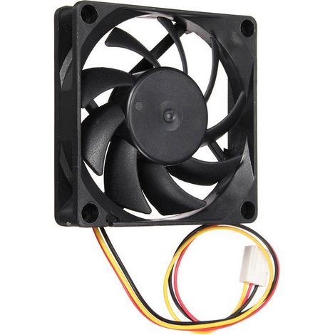 7cm cooling fan, compatible with AMD K8 heatsinks or for replacing fan blades or case fans.