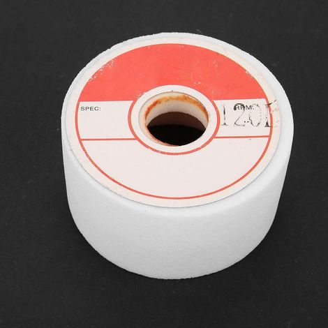 Meule en corindon céramique, type coupelle, 75 x 40 x 20 mm, grain 46, blanche (1/5)