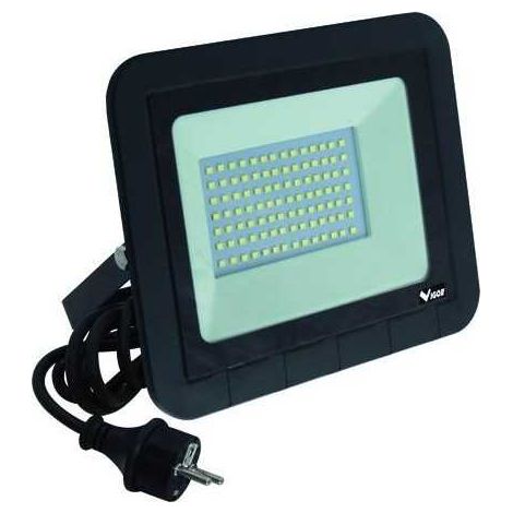 Vigor Proiettore Led Lumy-50 Cavo 3mt Spina Schuko 50W 750lm