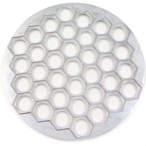 Stampo per ravioli in lega di alluminio, utensile da pasticceria per preparare rapidamente 37 ravioli, risparmia tempo in cucina - Crezuo (1/4)
