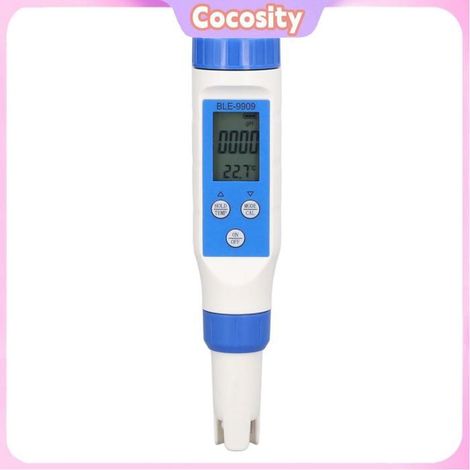 Cocosity Testeur d'eau 5-IN-1 METTREMENT DE TESSION DE L'EAU, METTER, TEST QUALITÉ PEN 5.2 PH TDS TESTERS EC jardin controle (1/5)