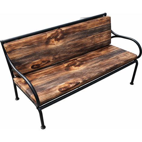 Wasserdichtes Gartenkissen für eine Schaukelbank Bertoni Wood 120x40+40, abnehmbarer Bezug (1/5)