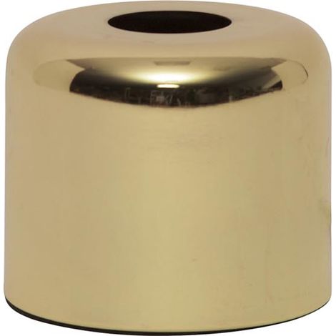 Pied de lampe Star Trading E27 'Glans', métal, or brillant, H 10 cm, Ø 12 cm