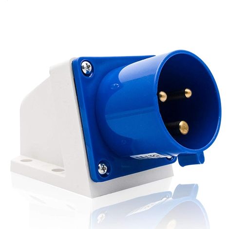 Connecteur industriel à 3 pôles Prise de terrain industrielle, IP44 16A / 32A 240 V Prise industrielle extérieure Câble adaptateur (1/5)