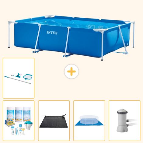 Intex Piscine Tubulaire Rectangulaire - 300x200x75 cm - 6-pièces  S20833 (1/3)