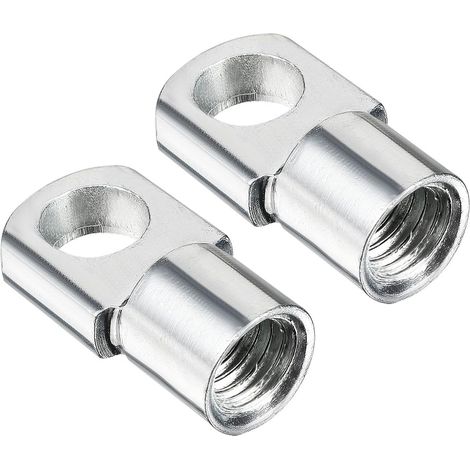 Embout de ressort à gaz M8 filetage intérieur 8 mm diamètre du trou acier A3 argent 2 pièces (1/5)