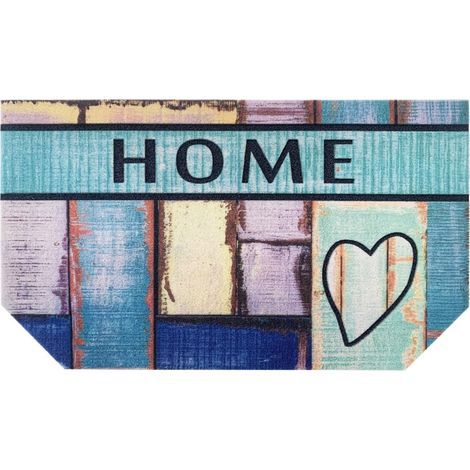 Zerbino Ingresso Moderno Effetto 3D Fondo Pvc Antiscivolo Assorbente Tappeto Porta Entrata - C (1/4)