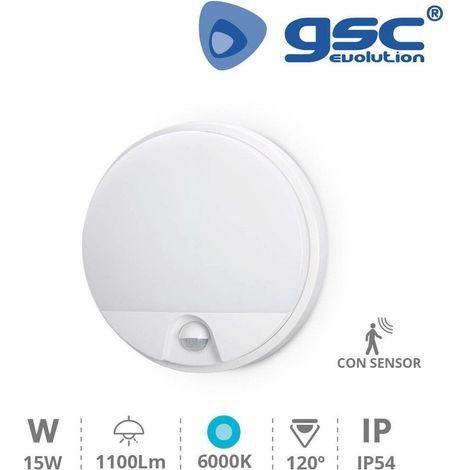 Wandleuchte LED mit Sensor Detian 15W 6000K Weiß GSC 200205015