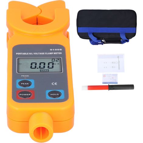 Pince ampèremétrique ETCR9100S 0,00mA-600A, testeur de courant fuite basse/haute tension, multimètre de mesure ampèremétrique AC/DC (1/5)
