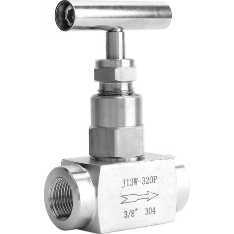 Edelstahl-BSPP-Innengewinde-Nadelventil für Wasserdurchführung (3/8 Zoll) (1/5)