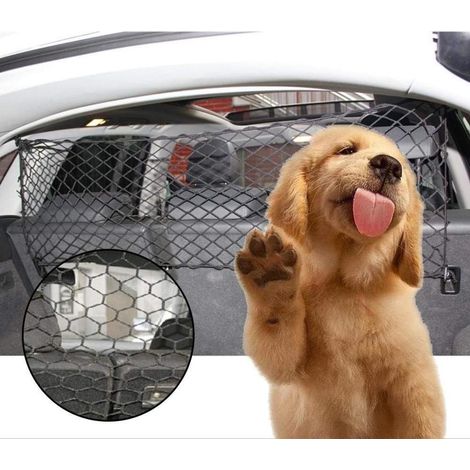 Séparateur de coffre universel pour chiens - grille de protection pour le transport de votre chien en voiture (1/4)