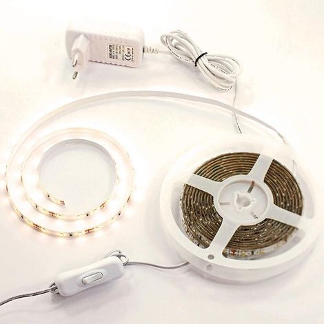 KIT STRIP LED 7,2W 3 M IP54 CALDA- 1,0 pz