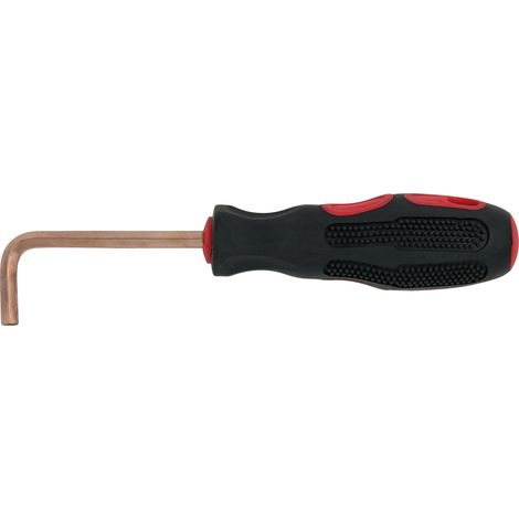 KS Tools BRONZEplus Schraubendreher Innensechskant, gewinkelt 6 mm  - 963.1508 (1/3)