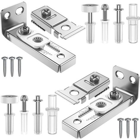 Kit de Réparation de Matériel de Porte Pliante - pour Rail de 2,22 Pouce à 2,54 Pouces,Kit de Remplacement de Porte de Poche Pliante (1/5)