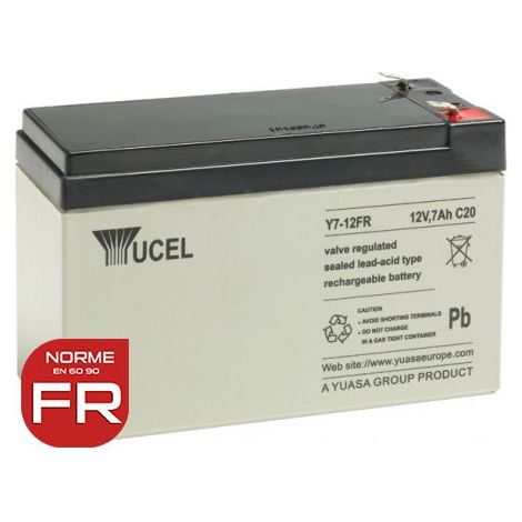 YUASA / YUVOLT 12V - 7.0Ah - Y7-12FR - AGM