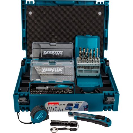 Set di accessori MAKPAC MAKITA B-49884 (116 pezzi)