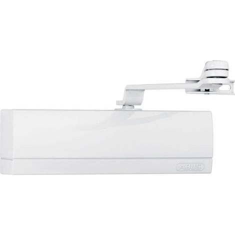 Ferme-porte - ABUS - AC6124 W - Fermeture silencieuse et sûre pour bureaux et appartements jusqu'a 1,10 m - Max 80 kg - Ajustab (1/3)