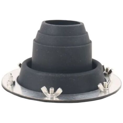 Joint de tuyau de cheminée en silicone – Raccord pour poêle à bois – Résistant aux UV et à l'ozone – Diamètre 4,5-10 cm
