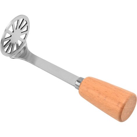Presse-purée en acier inoxydable 304, ustensile de cuisine en métal pour écraser pommes de terre et haricots (1/5)