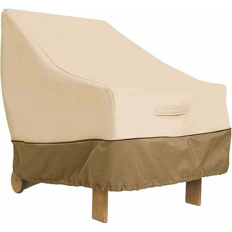 Housse de Protection pour Fauteuil Exterieur Jardin, Housse de Protection pour Chaise Tissu Oxford 210D Etranche, Bache Fauteuil Jardin pour Meubles, Housse Salon de Jardin (80x85 x 91,5 cm) (1/5)