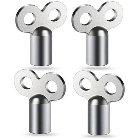 4 clés de purge de radiateur : clé universelle, robuste et stable pour purger tous les types de chauffage (1/3)
