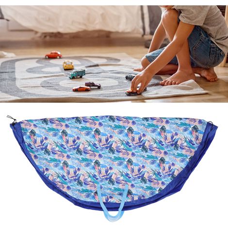 Sac de rangement portable pour jouets d'enfants, sac de rangement pour jouets de la maison, tapis d'éveil pour enfants, tapis de jeu de construction (1/5)