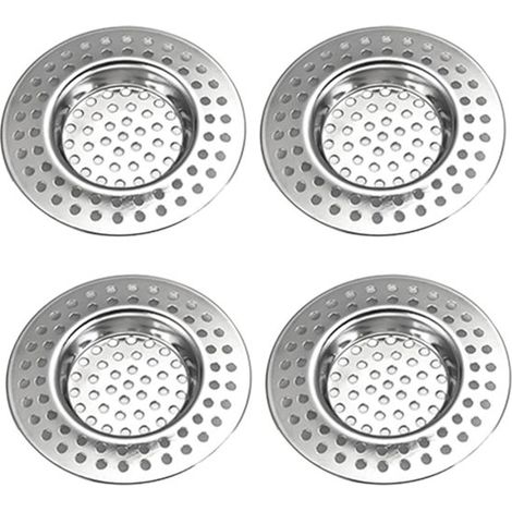 Abflussfilter – Haarfilter aus Edelstahl – Vierteiliges Set (1/5)