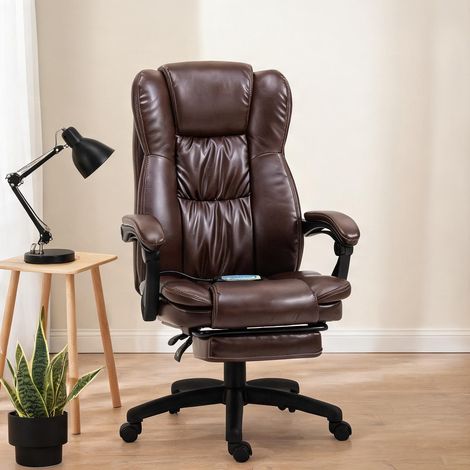 Chaise de bureau en similicuir 68,5 x 68,5 x 121 cm (1/5)