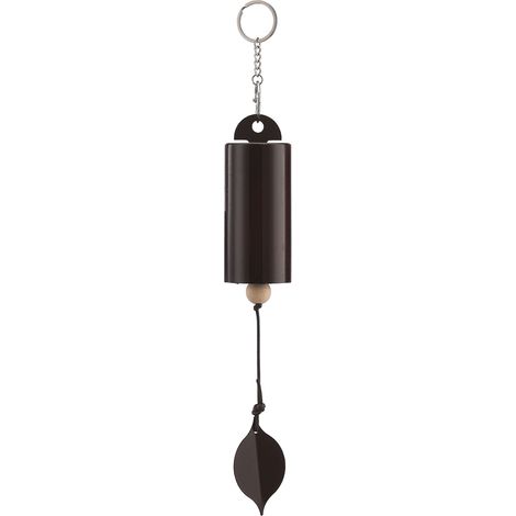 Campana de viento metálica para decoración de exteriores con sonido marrón, para colgar en jardines, terrazas y porches. (1/5)
