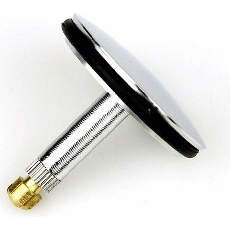 Bouchon de cale de baignoire réglable de rechange pour lavabo avec tige de 8 mm de diamètre et couvercle de 43,5 mm de diamètre-LIAIKI