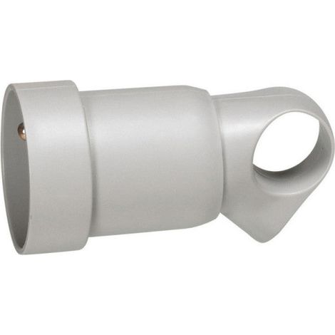 Prolongateur 2P+T + anneau - 16A - gris LEGRAND