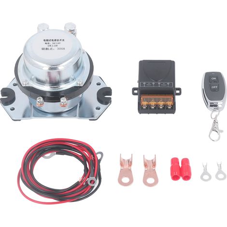 12V 300A Relais Solénoïde Puissant, Contact Alliage Argent Interrupteur Démarreur pour Voiture, Éclairage, Moteur (1/5)