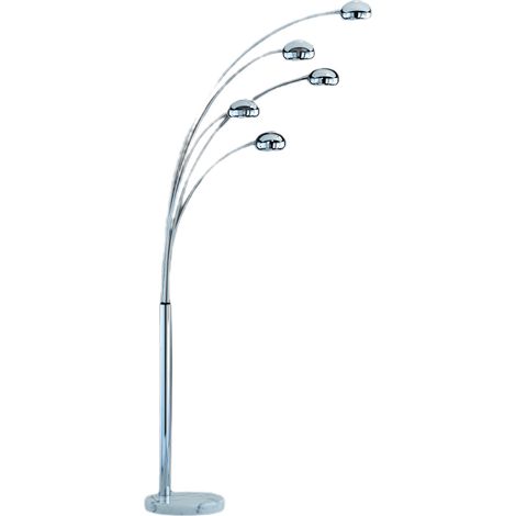 Lampadaire Five Fingers Chromé 5x40W E14 (1/5)